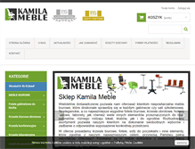 Tablet Screenshot of kamilameble.pl